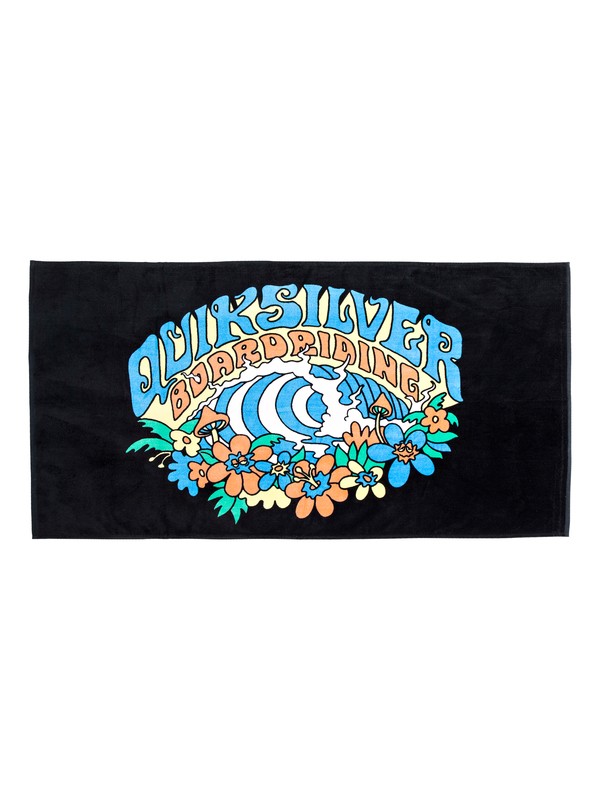 quiksilver, Freshness Beach Towel, BLACK (kvm0) 0 Freshness Beach Towel Black EQYAA03602 Quiksilver