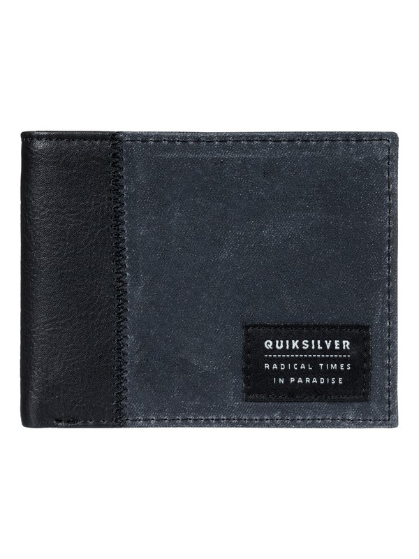 quiksilver, Men's Freshness Plus Tri-Fold Wallet, OLDY BLACK (kvaw) 0 Men's Freshness Plus Tri-Fold Wallet EQYAA03605 Quiksilver