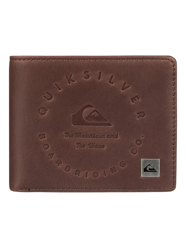 quiksilver, Men's Mack III Tri-Fold Wallet, CHOCOLATE (ctk0) 0 Men's Mack III Tri-Fold Wallet Brown EQYAA03607 Quiksilver