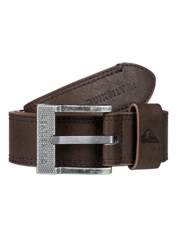 quiksilver, Stitchy Update - Fake Leather Belt, DEMITASSE (ctk0) 0 Stitchy Update - Fake Leather Belt EQYAA03628 Quiksilver
