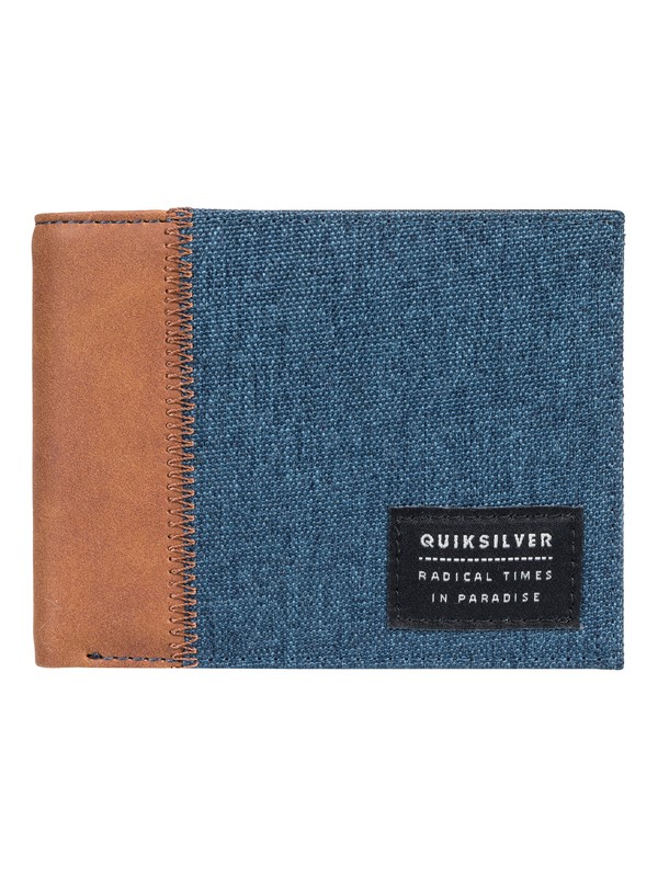 quiksilver, Freshness Plus II Bi-Fold Wallet, BLUE NIGHTS HEATHER (bsth) 0 Freshness Plus II Bi-Fold Wallet EQYAA03645 Quiksilver