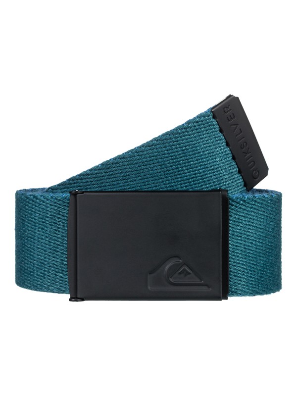 quiksilver, Men's The Jam Reversible Webbing Belt, ATLANTIC DEEP (bsd0) 0 Men's The Jam Reversible Webbing Belt Blue EQYAA03661 Quiksilver