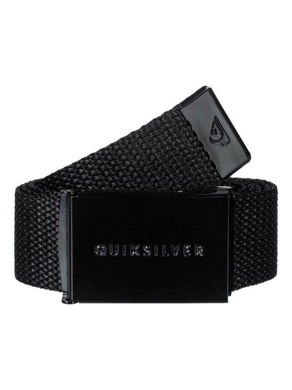 quiksilver, Principle Webbing Belt, BLACK (kvj0) 0 Principle Webbing Belt Black EQYAA03662 Quiksilver