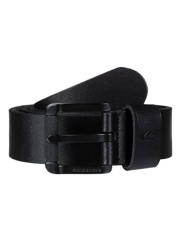 quiksilver, The Everydaily Leather Belt, BLACK (blk) 0 The Everydaily Leather Belt Black EQYAA03683 Quiksilver