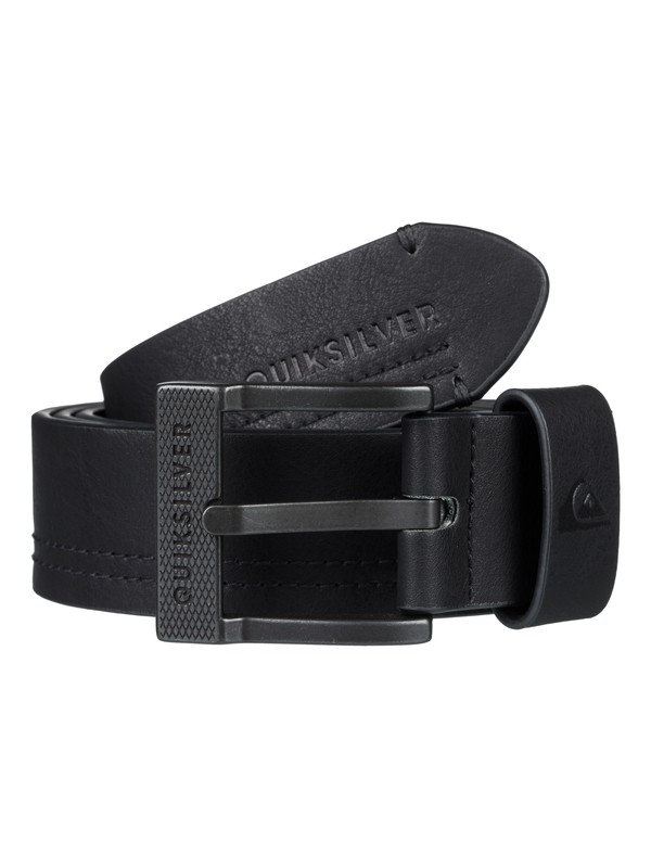 quiksilver, Stitchy Faux Leather Belt, BLACK (kvj0) 0 Stitchy Faux Leather Belt Black EQYAA03727 Quiksilver