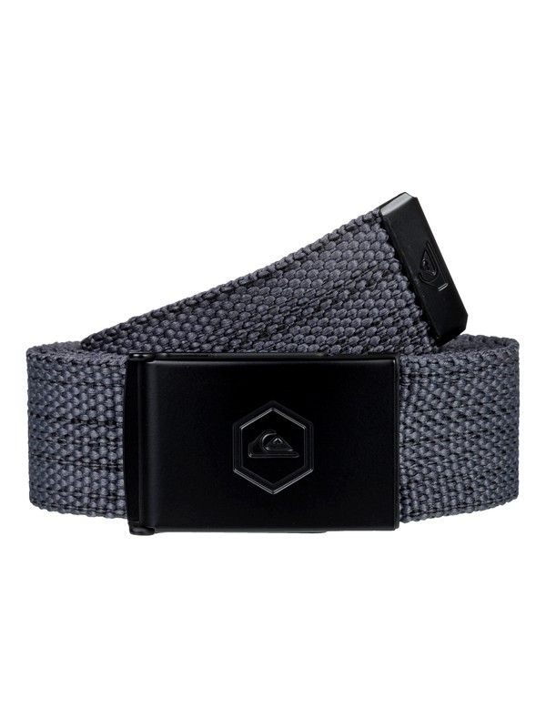 quiksilver, Principle Webbing Belt, MEDIUM GREY HEATHER (kpvh) 0 Principle Webbing Belt Black EQYAA03792 Quiksilver