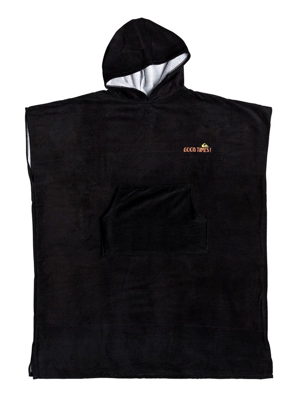 quiksilver, Hoody Towel - Surf Poncho, TARMAC (kta0) 0 Hoody Towel - Surf Poncho Black EQYAA03842 Quiksilver