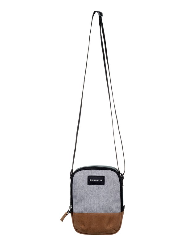 quiksilver, Black Dies Small Shoulder Bag, MEDIUM GREY HEATHER (kpwh) 0 Black Dies Small Shoulder Bag EQYBA03081 Quiksilver