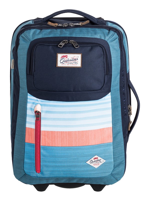 quiksilver, Чемодан Horizon 35L, NASTURTICM EVERYDAY STRIPES (mkm3) 0 Чемодан Horizon 35L Розовый EQYBL03075 Quiksilver