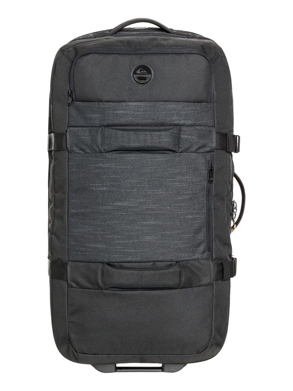 quiksilver, New Reach 100L Extra-Large Wheeled Suitcase, STRANGER BLACK (kyg0) 0 New Reach 100L Extra-Large Wheeled Suitcase Black EQYBL03139 Quiksilver