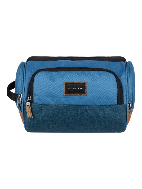quiksilver, Capsule - Trousse de toilette, BLUE NIGHTS HEATHER (bsth) 0 Capsule - Trousse de toilette Bleu EQYBL03147 Quiksilver