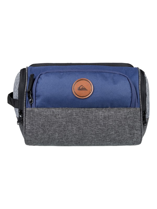 quiksilver, Men's Capsule Toiletry Bag, MEDIEVAL BLUE HEATHER (bteh) 0 Men's Capsule Toiletry Bag Blue EQYBL03150 Quiksilver
