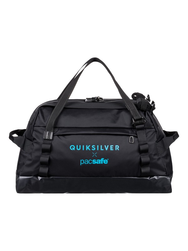 quiksilver, Pacsafe X QS 40L Large Anti-Theft Wet/Dry Duffle Bag, BLACK (kvj0) 0 Pacsafe X QS 40L Large Anti-Theft Wet/Dry Duffle Bag Black EQYBL03168 Quiksilver