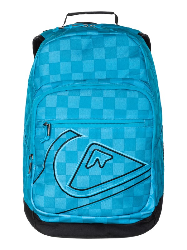 quiksilver, Schoolie Backpack, SMALL CHECKS CYAN (bmj6) 0 Schoolie Backpack EQYBP03024 Quiksilver