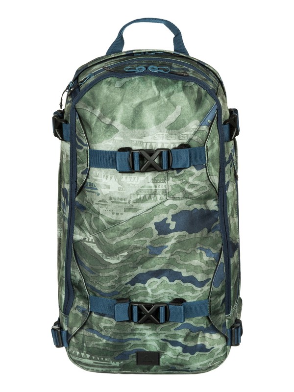 quiksilver, Oxydized Snow Backpack, SPACE REFLECTOR ARMY (csn1) 0 Oxydized Snow Backpack EQYBP03129 Quiksilver