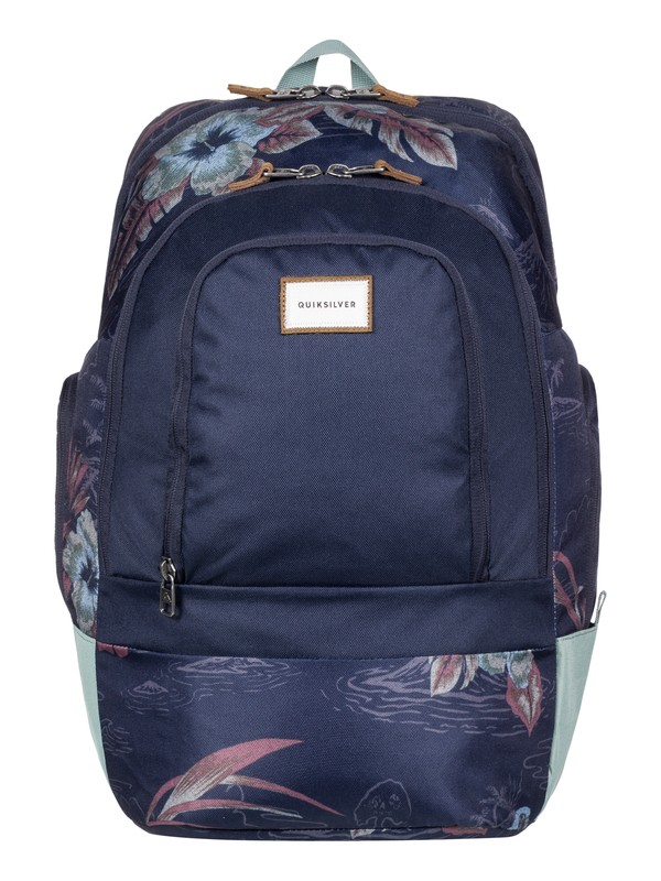 quiksilver, 1969 Special - Medium Backpack, BP PARROT JUNGLE NAVY (byj8) 0 1969 Special - Medium Backpack Blue EQYBP03270 Quiksilver