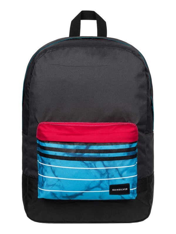 quiksilver, Night Track Print - Medium Backpack, BP HIGHDYE SCUBA BLUE (blj6) 0 Night Track Print - Medium Backpack Blue EQYBP03278 Quiksilver
