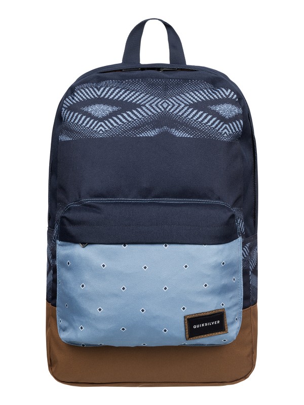 quiksilver, Night Track Print - Medium Backpack, BP DREAMWEAVER CAPTAINS BLUE (bme6) 0 Night Track Print - Medium Backpack Blue EQYBP03278 Quiksilver