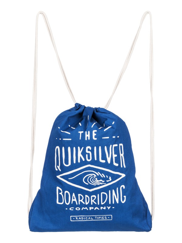 quiksilver, Acai Cotton - Sac à dos avec cordon de serrage, ESTATE BLUE (bsw0) 0 Acai Cotton - Sac à dos avec cordon de serrage EQYBP03333 Quiksilver