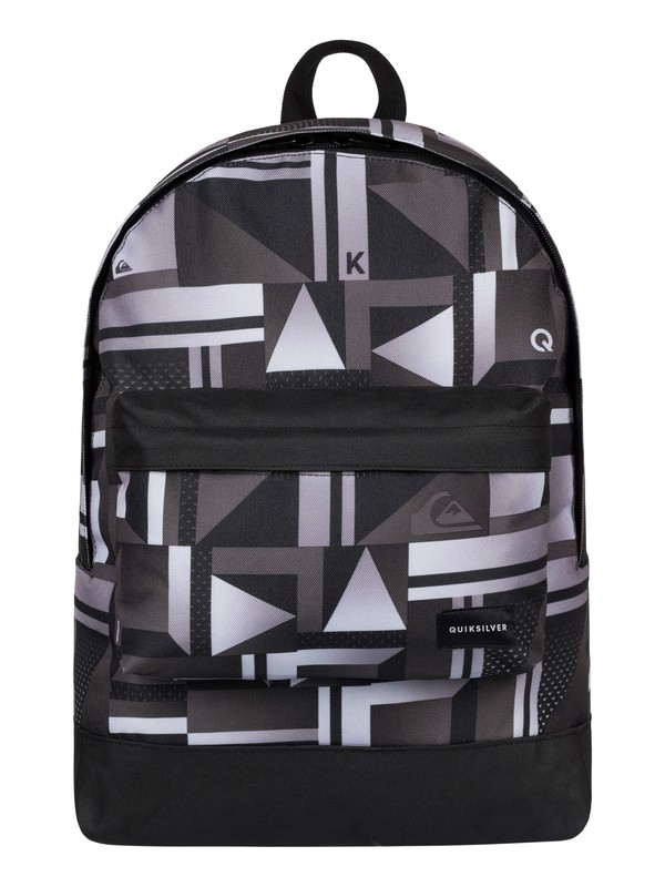 quiksilver, Рюкзак среднего размера Everyday Poster, BLACK MIROR (kvj9) 0 Рюкзак среднего размера Everyday Poster Черный EQYBP03337 Quiksilver