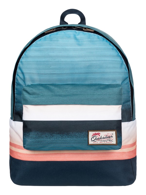 quiksilver, Рюкзак среднего размера Everyday Poster, NASTURTICM EVERYDAY STRIPES (mkm3) 0 Рюкзак среднего размера Everyday Poster Розовый EQYBP03337 Quiksilver