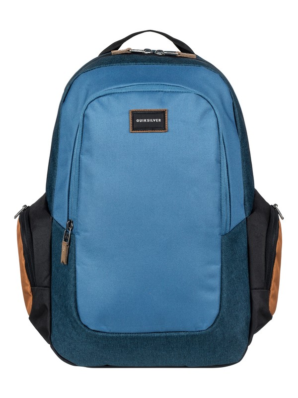 quiksilver, Schoolie Plus 25L - Medium Backpack, BLUE NIGHTS HEATHER (bsth) 0 Schoolie Plus 25L - Medium Backpack Blue EQYBP03403 Quiksilver