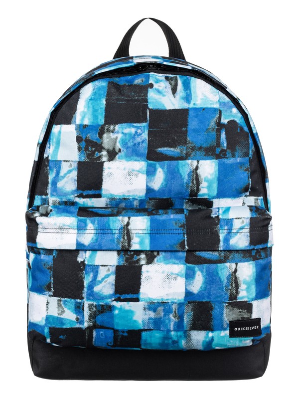 quiksilver, Everyday Poster 25L - Medium Backpack, TURKISH SEA RESIN CHECK (bqs6) 0 Everyday Poster 25L - Medium Backpack Blue EQYBP03406 Quiksilver