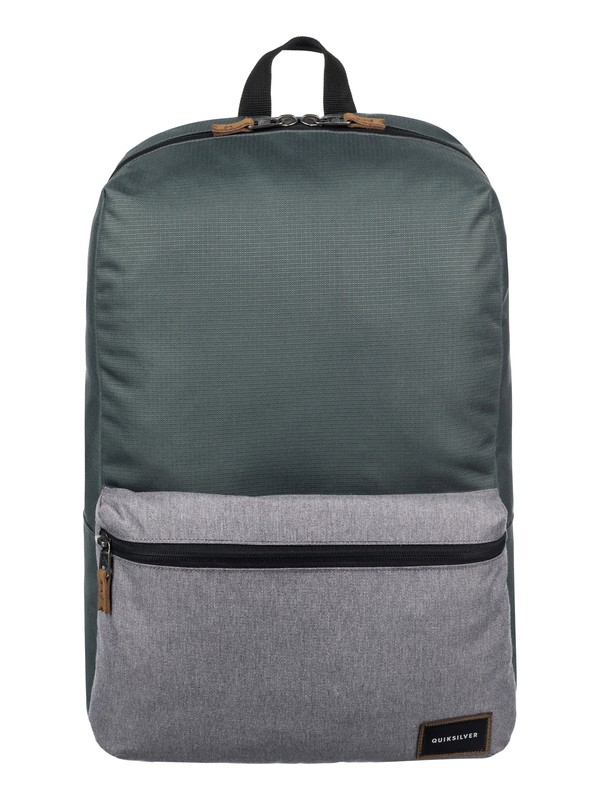 quiksilver, Night Track Plus 24L - mittelgroßer Rucksack, MEDIUM GREY HEATHER (kpwh) 0 Night Track Plus 24L - mittelgroßer Rucksack Schwarz EQYBP03408 Quiksilver