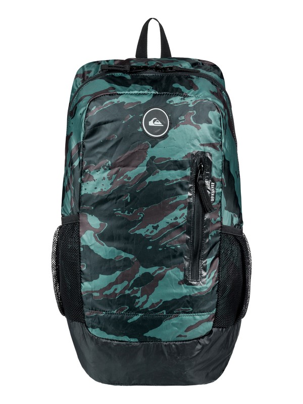 quiksilver, Octo 22L Packable Medium Backpack, DARK FOREST (bpg6) 0 Octo 22L Packable Medium Backpack Blue EQYBP03416 Quiksilver