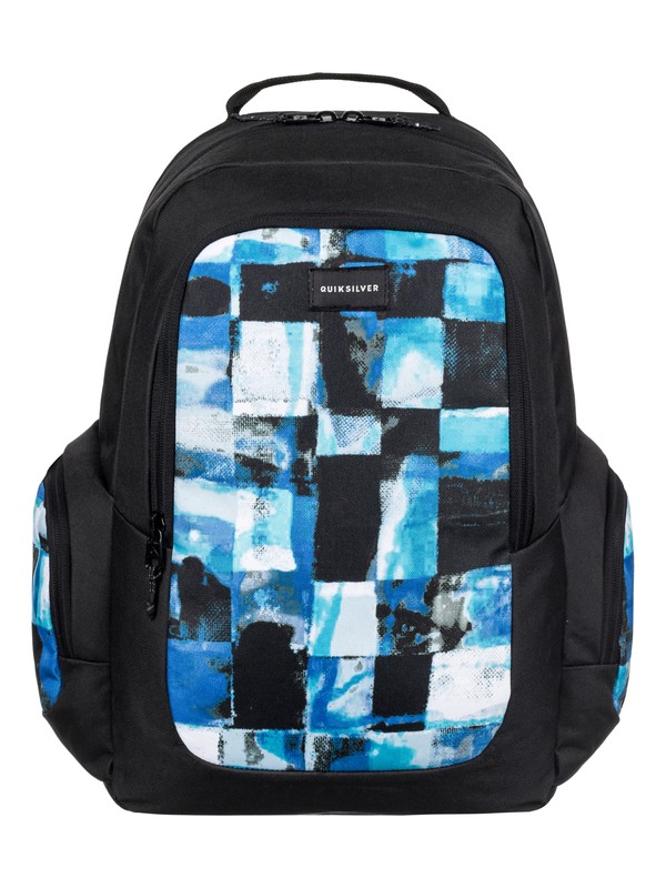 quiksilver, Schoolie 25L - Medium Backpack, TURKISH SEA RESIN CHECK (bqs6) 0 Schoolie 25L - Medium Backpack Blue EQYBP03418 Quiksilver