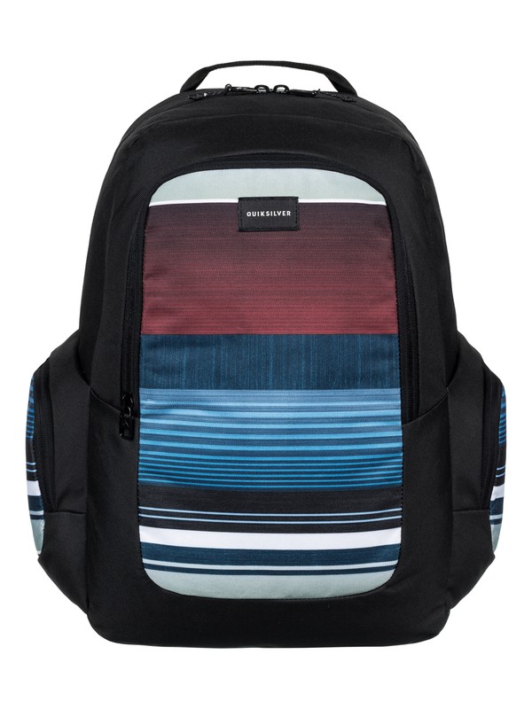 quiksilver, Schoolie 25L Medium Backpack, DARK DENIM EVERYDAY STRIPE (brq3) 0 Schoolie 25L Medium Backpack EQYBP03418 Quiksilver