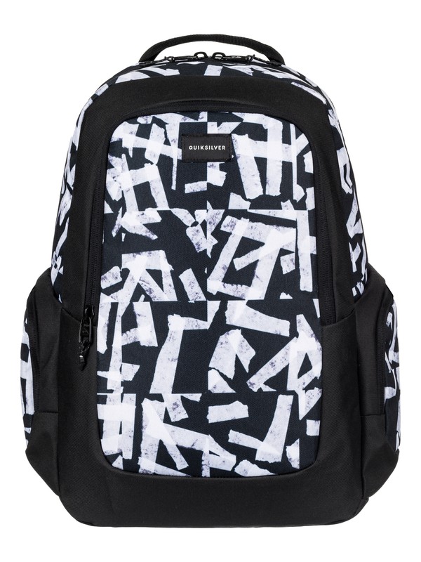 quiksilver, Schoolie 25L - Mochila Mediana, BREAK THE CYCLE (wbb7) 0 Schoolie 25L - Mochila Mediana Blanco EQYBP03418 Quiksilver