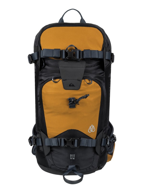 quiksilver, Travis Platinum 24L Medium Snowboard Backpack, GOLDEN BROWN (cpd0) 0 Travis Platinum 24L Medium Snowboard Backpack Brown EQYBP03474 Quiksilver