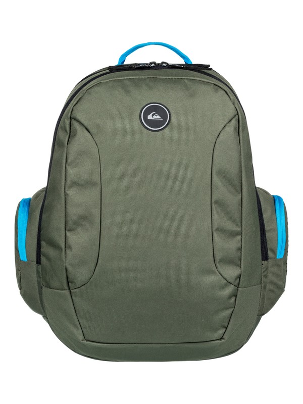 quiksilver, Men's Schoolie 30L Large Backpack, ATOMIC BLUE (bmm0) 0 Men's Schoolie 30L Large Backpack Blue EQYBP03498 Quiksilver