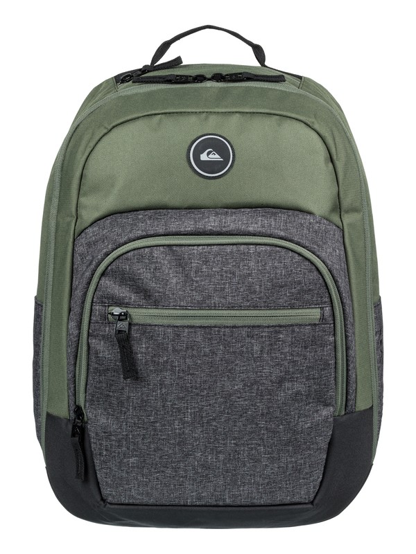 quiksilver, Schoolie Cooler 25L Medium Backpack, THYME (cqy0) 0 Schoolie Cooler 25L Medium Backpack Brown EQYBP03499 Quiksilver