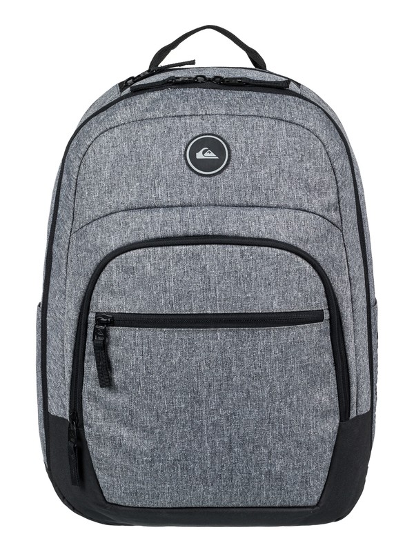 quiksilver, Schoolie Cooler 25L Medium Backpack, LIGHT GREY HEATHER (sgrh) 0 Schoolie Cooler 25L Medium Backpack Grey EQYBP03499 Quiksilver