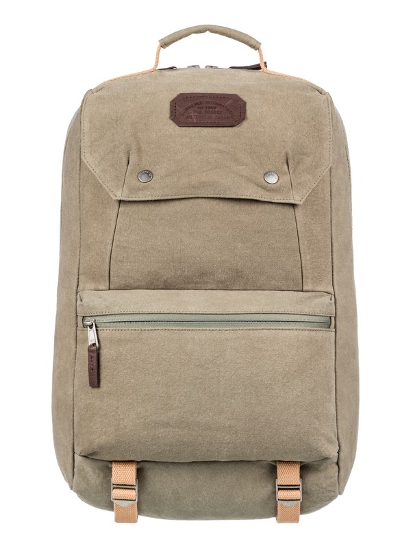 quiksilver, Premium 28L Large Canvas Backpack, PRALINE (ckq0) 0 Premium 28L Large Canvas Backpack Brown EQYBP03527 Quiksilver