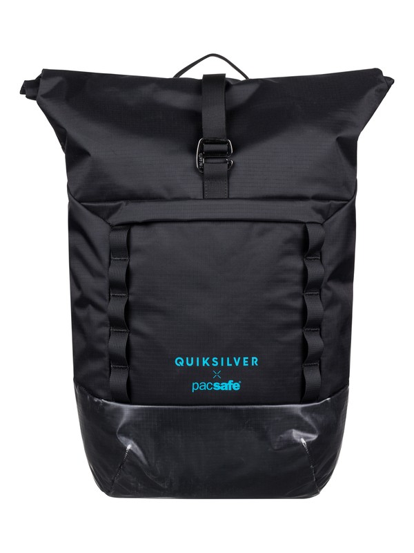 quiksilver, Pacsafe X QS 30L Large Anti-Theft Wet/Dry Backpack, BLACK (kvj0) 0 Pacsafe X QS 30L Large Anti-Theft Wet/Dry Backpack Black EQYBP03552 Quiksilver