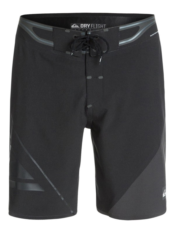 quiksilver, AG47 New Wave Bonded 19" Repreve Boardshorts, BLACK (kvj0) 0 AG47 New Wave Bonded 19" Repreve Boardshorts EQYBS03020 Quiksilver