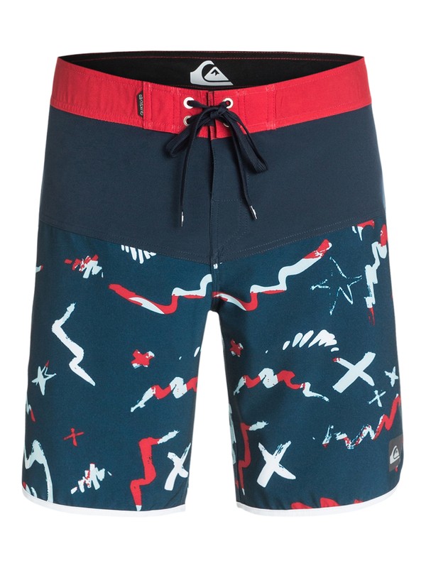 quiksilver, Warsplash Mix 19" Repreve Boardshorts, WARSPLASH NAVY BLAZER (byj6) 0 Warsplash Mix 19" Repreve Boardshorts EQYBS03037 Quiksilver