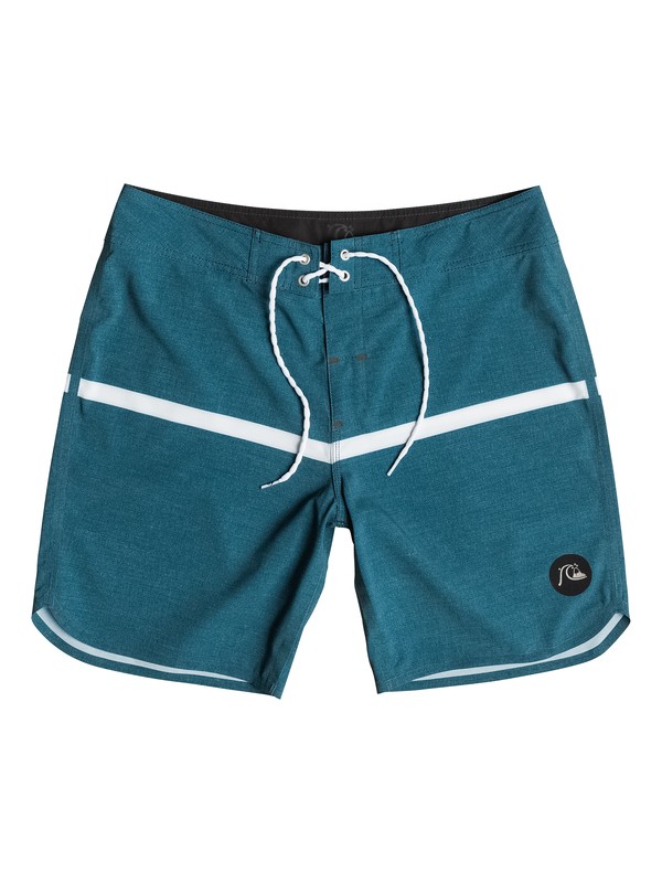 quiksilver, AG47 STRIPE SCALLOP 18, MO SCALLOP STRIPE BONDED DARK (brq6) 0 AG47 STRIPE SCALLOP 18 EQYBS03063 Quiksilver