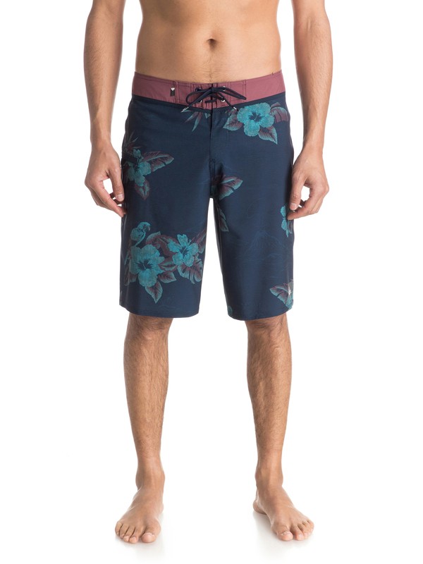 quiksilver, Remix Vee 21" Boardshorts, PARROT JUNGLE NAVY (byj6) 0 Remix Vee 21" Boardshorts EQYBS03486 Quiksilver