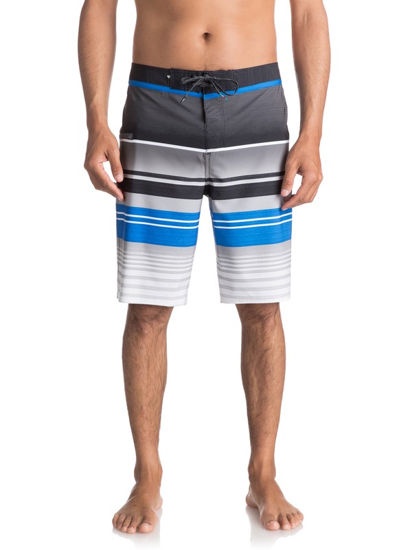 quiksilver, Everyday Stripe Vee 21" Boardshorts, ELECTRIC BLUE (bpb6) 0 Everyday Stripe Vee 21" Boardshorts Blue EQYBS03575 Quiksilver