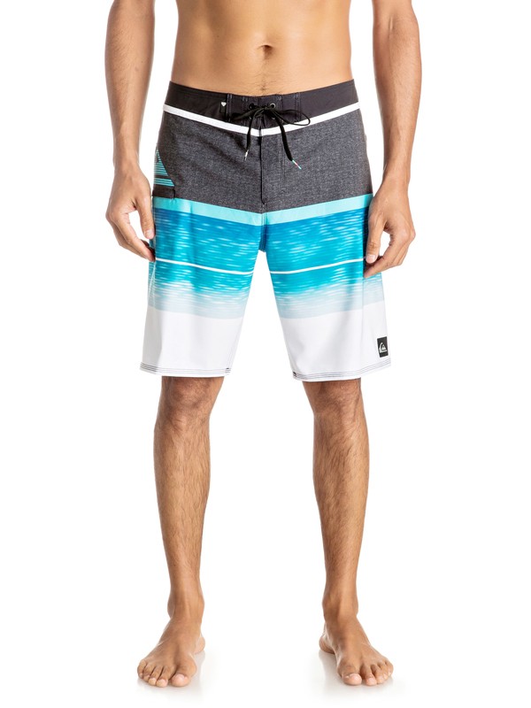 quiksilver, Slab Logo Vee 20" - Board Shorts, BLUE DANUBE (bms6) 0 Slab Logo Vee 20" - Board Shorts EQYBS03585 Quiksilver