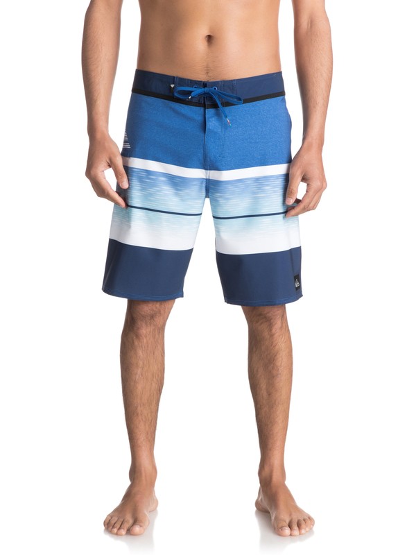 quiksilver, Slab Logo Vee 20" - Boardshort, TURKISH SEA (bqs6) 0 Slab Logo Vee 20" - Boardshort Bleu EQYBS03585 Quiksilver