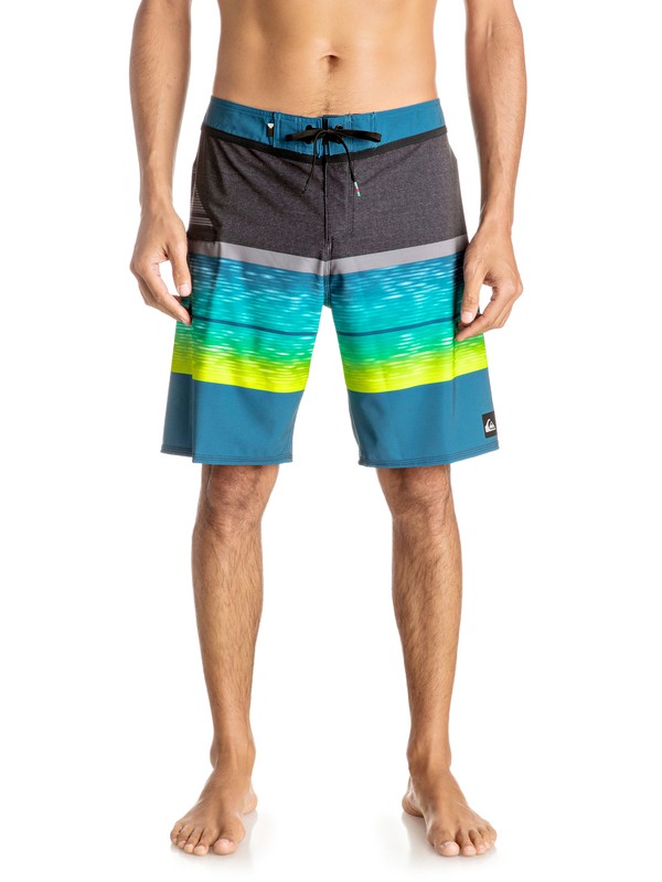 quiksilver, Slab Logo Vee 20" - Boardshorts, MOROCCAN BLUE (bsg6) 0 Slab Logo Vee 20" - Boardshorts Blau EQYBS03585 Quiksilver