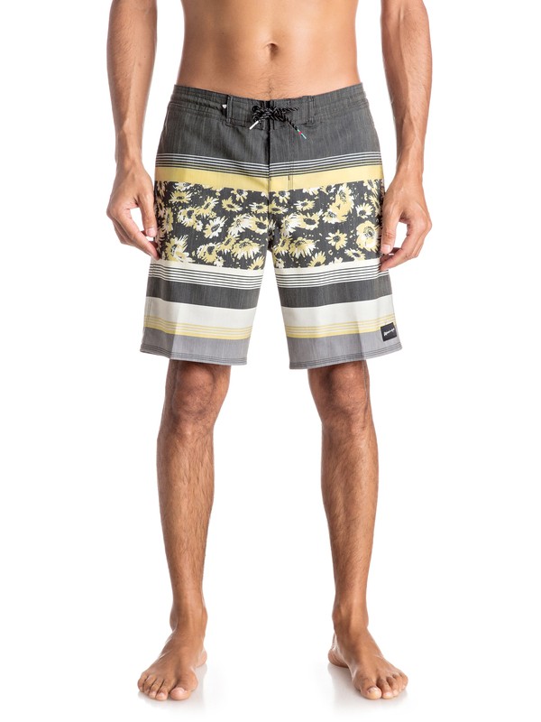 quiksilver, Swell Vision 18" - Short de plage, QUIET SHADE (kze6) 0 Swell Vision 18" - Short de plage Noir EQYBS03619 Quiksilver