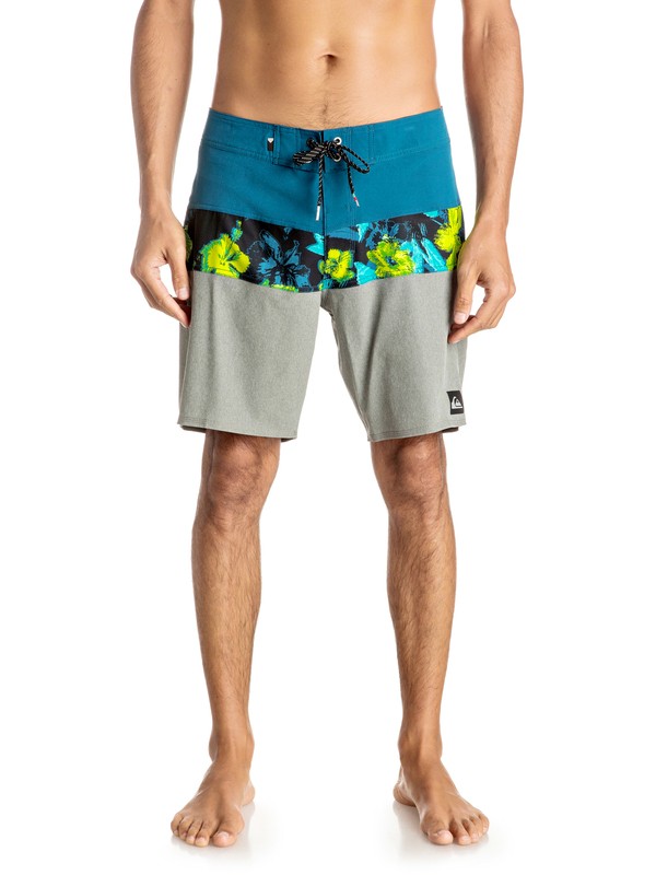 quiksilver, Panel Blocked Vee 19" - Boardshorts, MOROCCAN BLUE (bsg6) 0 Panel Blocked Vee 19" - Boardshorts Blau EQYBS03632 Quiksilver