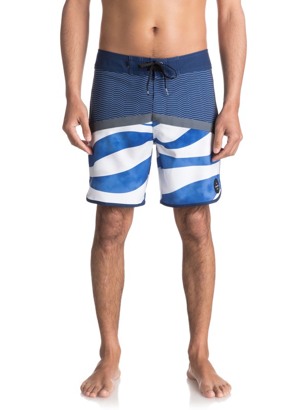 quiksilver, Crypto Heatwave 18" - Boardshorts, REGATTA (bla6) 0 Crypto Heatwave 18" - Boardshorts Blau EQYBS03750 Quiksilver