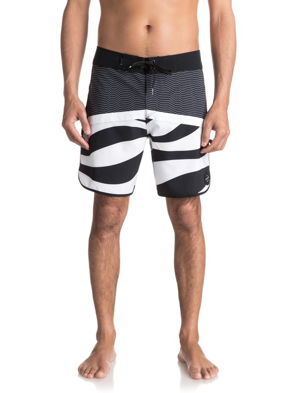 quiksilver, Crypto Heatwave 18" - Boardshort, BLACK (kvj6) 0 Crypto Heatwave 18" - Boardshort Noir EQYBS03750 Quiksilver